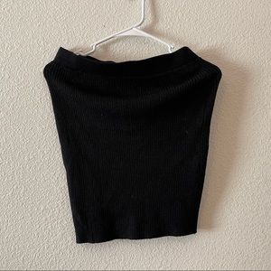 Fashion Nova Ribbed-Knit Pencil Skirt